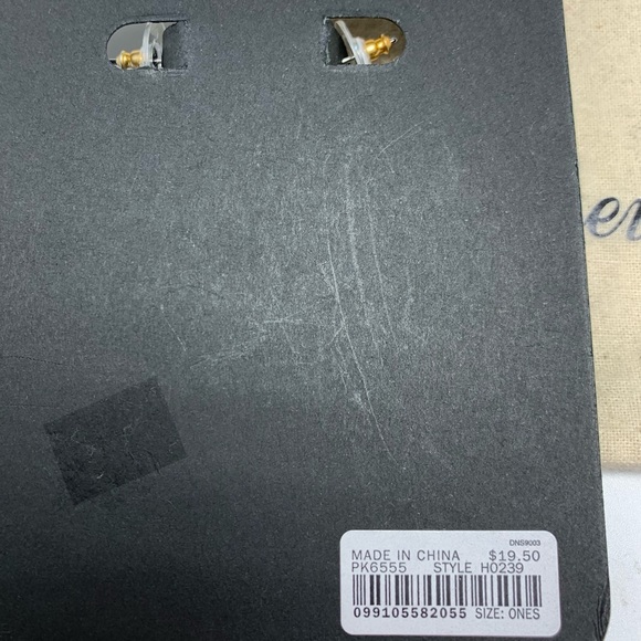 J. Crew Pink Acrylic Lucite Tube Earrings - Picture 3 of 4